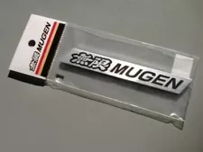 HONDA MUGEN Metal Emblem S Genuine Official product item New W3.9 inch Japan