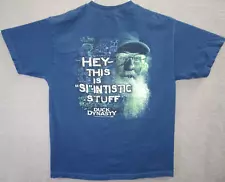 Duck Dynasty TV Show Si Intistic Stuff A&E 2012 T Shirt Large Blue Funny