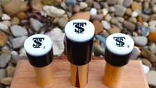 Tim Scruggs 5/16-14 Premium Pool Cue Custom Joint Protectors New 3 Piece Set