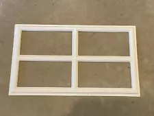 Amarr Stockton Replacement Insert for Garage Door Window Trim Short Panel White