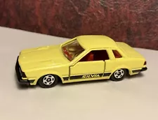 Tomica 1:61 Nissan Silvia Yellow Loose Datsun 200SX China No. 6