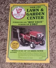 TSC TRACTOR SUPPLY COMPANY 1987 rider/walk behind push lawnmower Sales Catalog