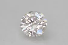 Certified 1.10 Carat F SI1 Round Brilliant Natural Enhanced Loose Diamond 6.75mm