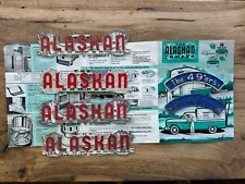 Alaskan Camper Badges Original W/ Club Badges