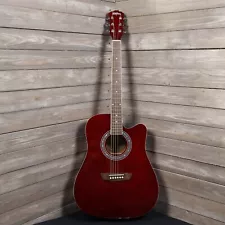 Washburn WA90CE Dreadnought Acoustic Guitar- As-Is (89627 -LVA19)