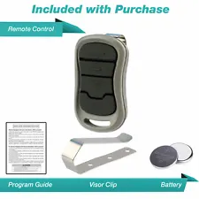 Sale For Genie GITR-3BX Three Button G3T-A Garage Door Opener Visor Remote