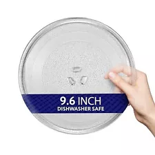 9.5" Small Replacement Microwave Glass Plate - Rotating Dish - Universal Fit