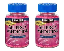 Kirkland Signature Aller Use for Temporary Comfort 600 Quantity 2 Bottles Combo