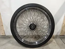 Harley-Davidson Wideglide Ride Wright 80 Spoke Front 21”x3" Single Disc