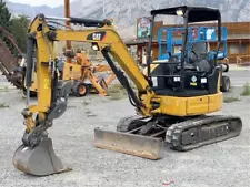 2018 Caterpillar 303E CR Mini Excavator Rubber Track Backhoe Aux Hyd bidadoo