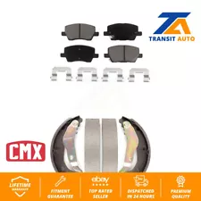 Front Rear Ceramic Brake Pads And Drum Shoes Kit For 2018-2020 Chevrolet Sonic