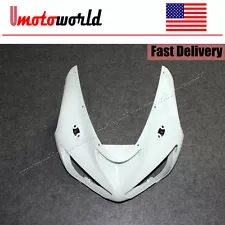 Unpainted Front Upper Cowl Head Fairing For Kawasaki Ninja ZX6R 2005 2006 ZX636 (For: 2006 Kawasaki Ninja ZX6R)