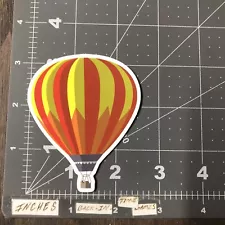 Hot Air Balloon Adult Humor Sticker For Guitar Phone Ect Gloss25