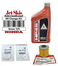 Synthetic OEM Oil Change Kit for Honda Grom 125 Super Cub 125 Monkey 125 CMX 125 (For: Honda Super Cub 125)