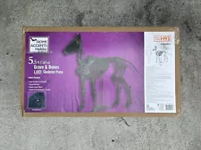 5.5 ft LED Skeleton Pony Halloween Home Depot Horse Home Accents - IN HAND