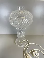 Vintage Tyrone Crystal “Slieve Donard” Table Lamp Superb Light