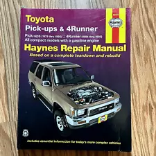 Haynes 92075 Repair Manual Toyota pick-ups 79-95 4Runner 84-95 SR5 Pick-up (For: 1992 Toyota Pickup SR5)