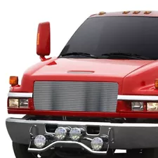 For Chevy C4500 Kodiak 03-09 Main Grille 1-Pc Chrome Polished 8x6 mm Horizontal (For: 2006 Chevrolet C4500 Kodiak)