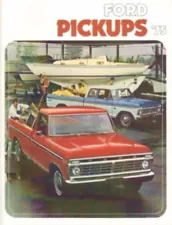 FORD 1975 TRUCK Sales Brochure 75 Pick Up