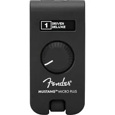 Fender Mustang Micro Plus Portable Headphone Guitar Amp with 50 Amps & Effects