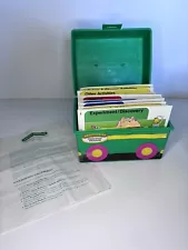 ð¥Vintage Sweet Pickles Preschool Program Learning Case Activity Bus With Cards