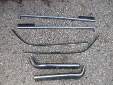 1971 1972 1973 Buick Riviera GS Stage 1 Boat Tail Back Window Trim Moldings (For: 1973 Buick Riviera)