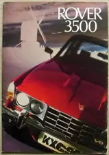 ROVER 3500 P6B Car Sales Brochure For 1974 #R1002/2.74