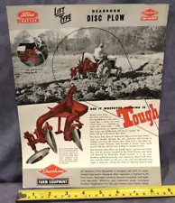 Ford Tractor Dearborn Disc Plow Sales Brochure