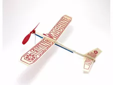 2 PACK Guillow's "Flying Machine" Rubber Band Balsa Wood Toy Airplane GUI-75-2