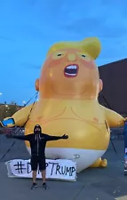 Giant 18' tall Donald Trump Baby Blimp Protest Balloon Air or Helium