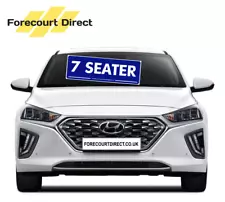 New Listing10 X Car/Vehicle For Sale 7 SEATER Correx Reusable Signs Assorted wordings Blue