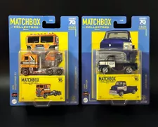 LOT of TWO Matchbox Trucks 1979 Freightliner FLT & 1953 Ford COE Cab-Over Pickup