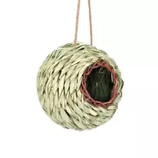 Natural Handmade Straw Bird Nest Pigeon House Parrot Nest Warm Pet Bedroom Court