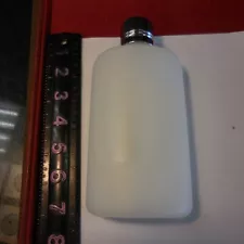 Plastic Flask for Liquor - Hidden & Discreet 16oz White Plastic Flask #MB & EP