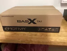 Emotiva BasX TA1 Preamp/DAC/Tuner Integrated Amplifier.