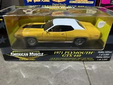 1971 Plymouth GTX 440 1:18 Scale Die-Cast Model Car [ERTL Collectibles] NIB