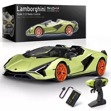 Lamborghini Remote Control Car, 1:12 Scale Lambo Rc Cars 7.4V 900mAh Official...