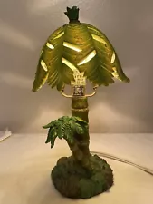 Vintage Palm Tree Table Lamp.