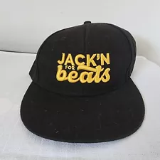 Jack Daniels Whiskey Honey Hat Black Yellow Snapback Hat Jack'n For Beats