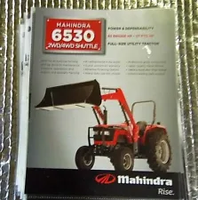 Factory Dealership Specs Brochure Mahindra 2012 Tractor 6530 2 & 4WD Shuttle