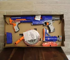 Open Box - Nerf N-Strike Raider Rapid Fire Blue CS-35 Dart Blaster