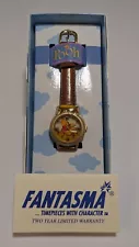 Fantasma Winnie The Pooh Watch Moving Honey in Honey Pot Dial NIB