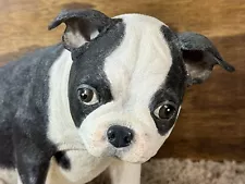 Li'l Boston Terrier Pup The Danbury Mint Figurine