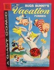 BUG BUNNY'S VACATION FUNNIES #8 Dell Giant VG+ 4.5