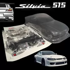 1/10 Nismo Silvia S15 Clear Rc Body Shell for Mst Yokomo 1/10 Rc Drift Cars