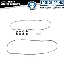 Engine Valve Cover Gasket w/ Grommets Set Kit for Chevy GMC Pickup Truck SUV Van