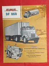 1958 GMC "DF 860 MODEL" Truck Dealer Sales Brochure