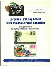 Nutmeg Stamp Sales: Mail Auction 108 Lovely Color 1st Day Covers 2005 276 pgs.