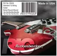 Rickenbacker Compressed Round Wound 12 String Guitar Strings