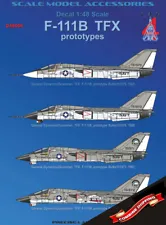 CAT4 D48006 Decals for General Dynamics/Grumman F-111B TFX NAVY (prototypes)1/48